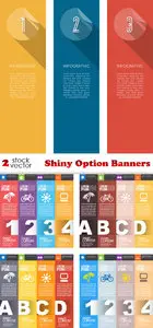 Vectors - Shiny Option Banners
