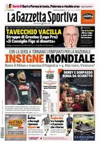 La Gazzetta dello Sport con edizioni locali - 19 Novembre 2017