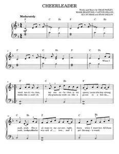 Cheerleader - Omi (Easy Piano)