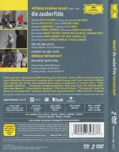 Mozart - Die Zauberflote - Chor und Orchester der Oper Zurich (Nikolaus Harnoncourt) [2DVD Set] (2007) {Deutsche Grammophon}