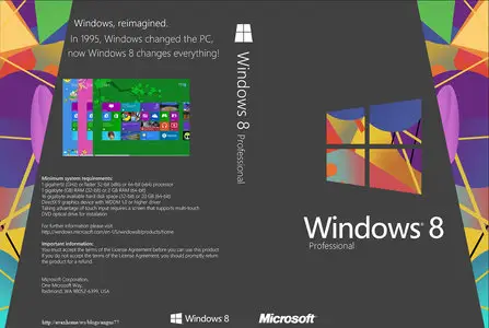Microsoft Windows 8 Pro VL en-US x32 x64 May2013 + Language Packs