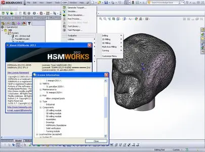 HSMWorks 2012 R2.28345 for SolidWorks 2007-2012 32bit & 64bit