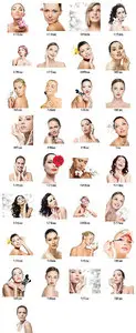 Woman face - Big collection