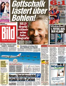 Bild Zeitung vom 22 April 2015