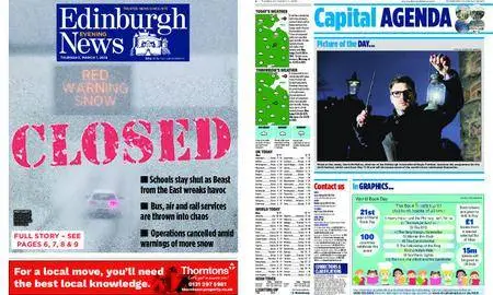 Edinburgh Evening News – March 01, 2018