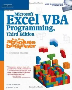 Microsoft Excel VBA Programming for the Absolute Beginner (repost)
