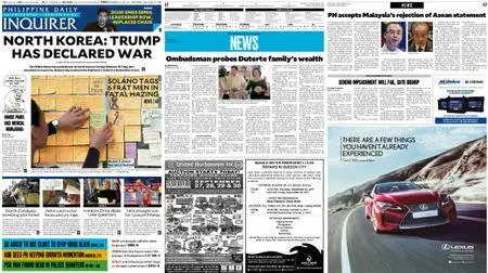 Philippine Daily Inquirer – September 27, 2017