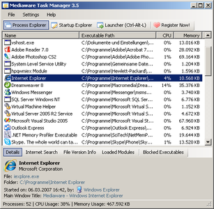 Mediaware Task Manager ver.3.5.7313