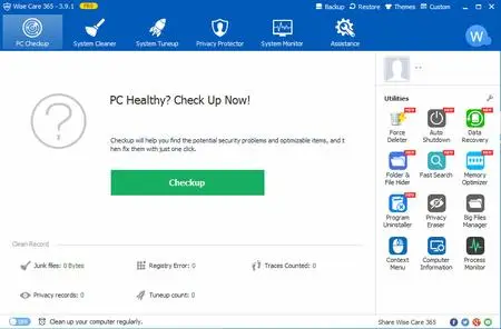 Wise Care 365 Pro 4.88 Build 470 Multilingual Portable