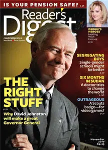 Reader's Digest - November 2010 / Canada