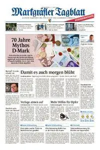 Markgräfler Tagblatt - 21. Juni 2018