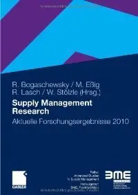 Supply Management Research: Aktuelle Forschungsergebnisse 2010 (repost)