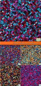 Mosaic abstract vector background 16
