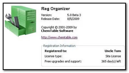 Portable Reg Organizer 5.0 Beta 3