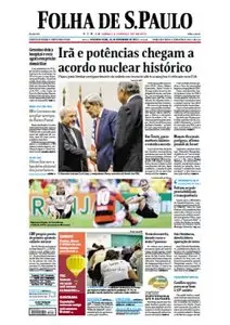 Jornal Folha de São Paulo - 25 de novembro de 2013 - Segunda