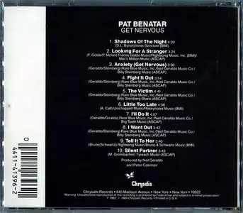 Pat Benatar - Get Nervous (1982) {1984, Reissue}