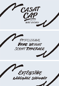 Casat Cap Font Family