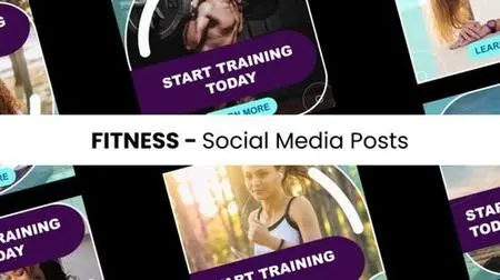 Fitness - Social Media Posts 43219157