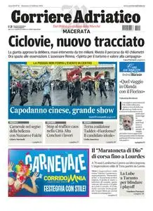 Corriere Adriatico Macerata - 11 Febbraio 2024