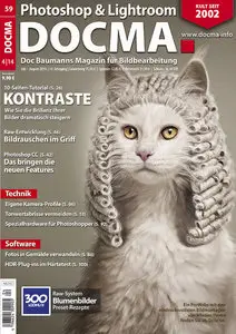 DOCMA - Magazin für professionelle Bildbearbeitung No. 59 - Juli/August 04/2014