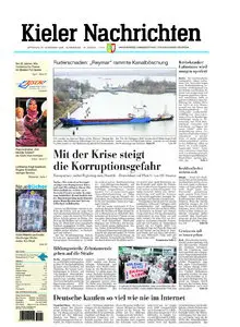 Kieler Nachrichten vom 18. November 2009
