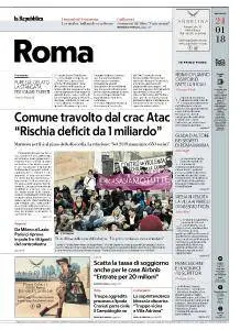 la Repubblica Roma - 24 Gennaio 2018