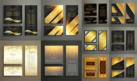 Luxury Banners - 30 Vector Banners Design Templates