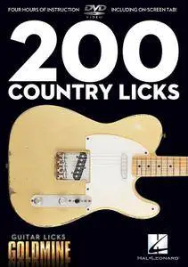 Hal Leonard: Guitar Licks Goldmine - 200 Country Licks [repost]