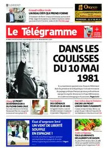 Le Télégramme Lorient – 10 mai 2021