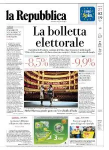 la Repubblica - 27 Marzo 2019