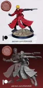 Vash the Stampede  3D Print