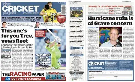 The Cricket Paper – June 01, 2018