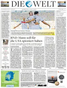 Die Welt am 05 Juli 2014