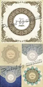 Vintage Floral Backgrounds Vector 5