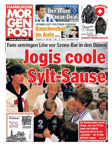 Hamburger Morgenpost vom 24 Juli 2010