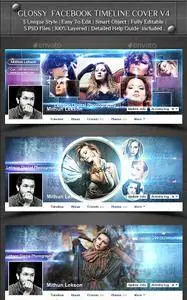 GraphicRiver - Glossy Facebook Timeline Cover V4