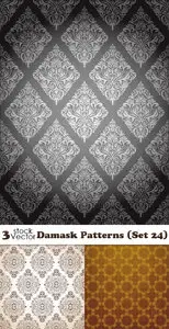 Vectors - Damask Patterns (Set 24)