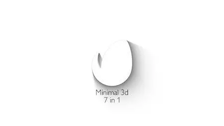 Minimal 3d - Elegant Logo Reveal - Project for After Effects (VideoHive)