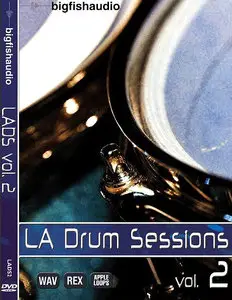 Big Fish Audio LA Drum Sessions Vol 2 MULTIFORMAT DVDR (repost)