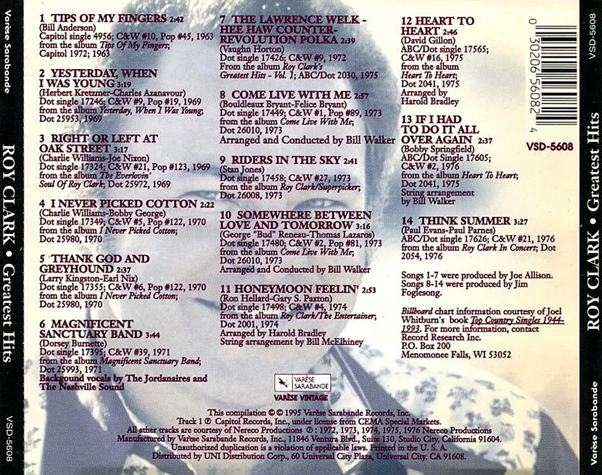 Roy Clark - Greatest Hits (1995) / AvaxHome