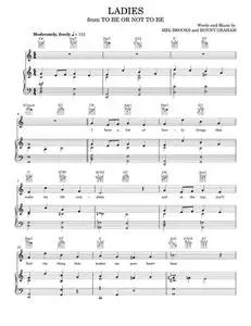 Ladies (from To Be Or Not To Be) - Mel Brooks (Piano-Vocal-Guitar)