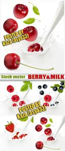 Berry & milk