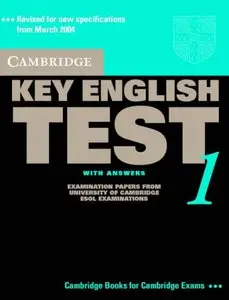 Cambridge Key English Test 1 Self Study Pack (book and Audio CD)