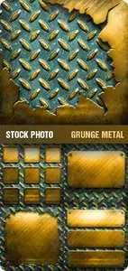 Stock Photo - Grunge Metal