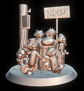 Top Cat Diorama