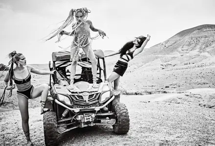 Ingrid Bjerg-Raft, Avril Guerrero Diaz & Nina Meyer by Ellen von Unwerth for Gala France #1680
