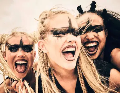 Ingrid Bjerg-Raft, Avril Guerrero Diaz & Nina Meyer by Ellen von Unwerth for Gala France #1680