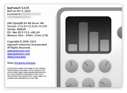 Tagtraum Industries beaTunes 5.2.35 Multilingual macOS