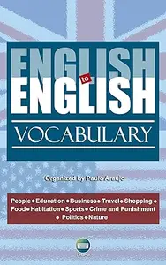 English to English vocabulary divided into 12 different topics