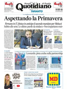 Quotidiano di Puglia Taranto - 22 Febbraio 2025